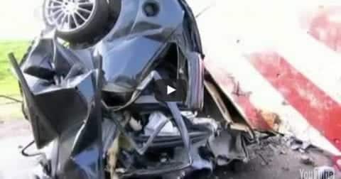 KFZ Unfall mit 193 kmh